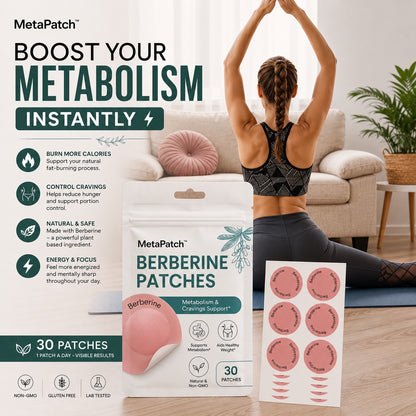 MetaPatch™ - Berberine Patches - 5X Enhanced Absorption Transdermal Wellness Patch